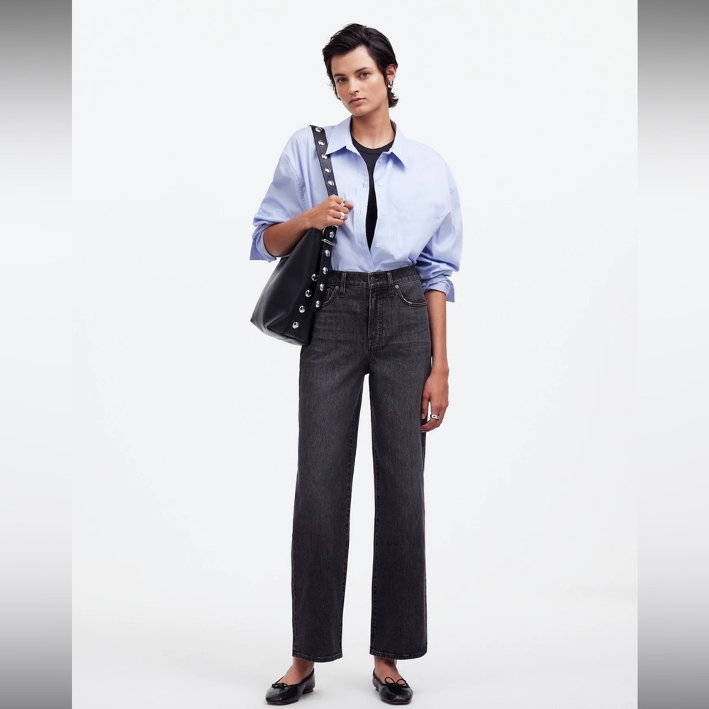The Perfect Vintage Wide-Leg Crop Jean
